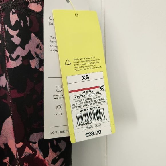 All in Motion Contour Power Waist High-Rise 7/8 Leggings - Picture 6 of 9